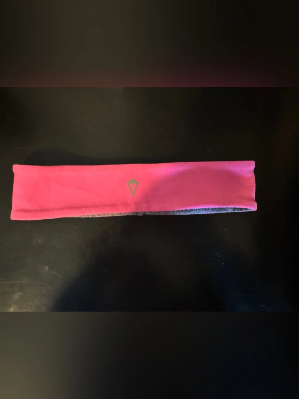 Ivivva Lululemon Reflective Pink and Gray Workout Headband| Girls| Reversible